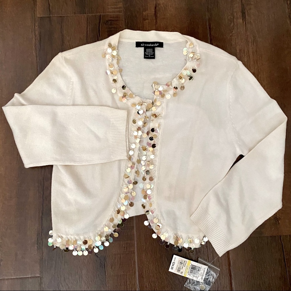 NWT statement cardigan